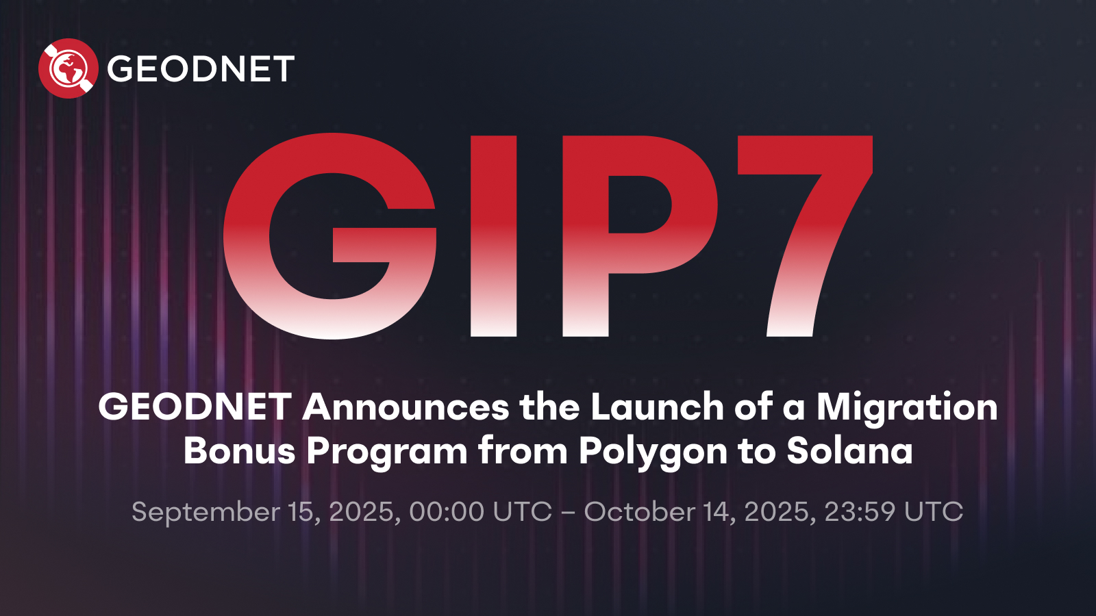 GEODNET Announces the Launch of a Migration Bonus Program from Polygon to  Solana